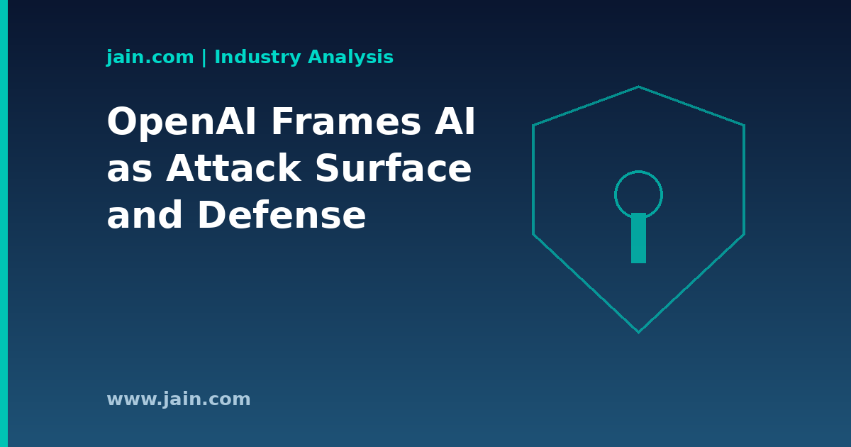 OpenAI&rsquo;s &lsquo;Cybersecurity in the Intelligence Age&rsquo;: AI as Attack Surface and Defense