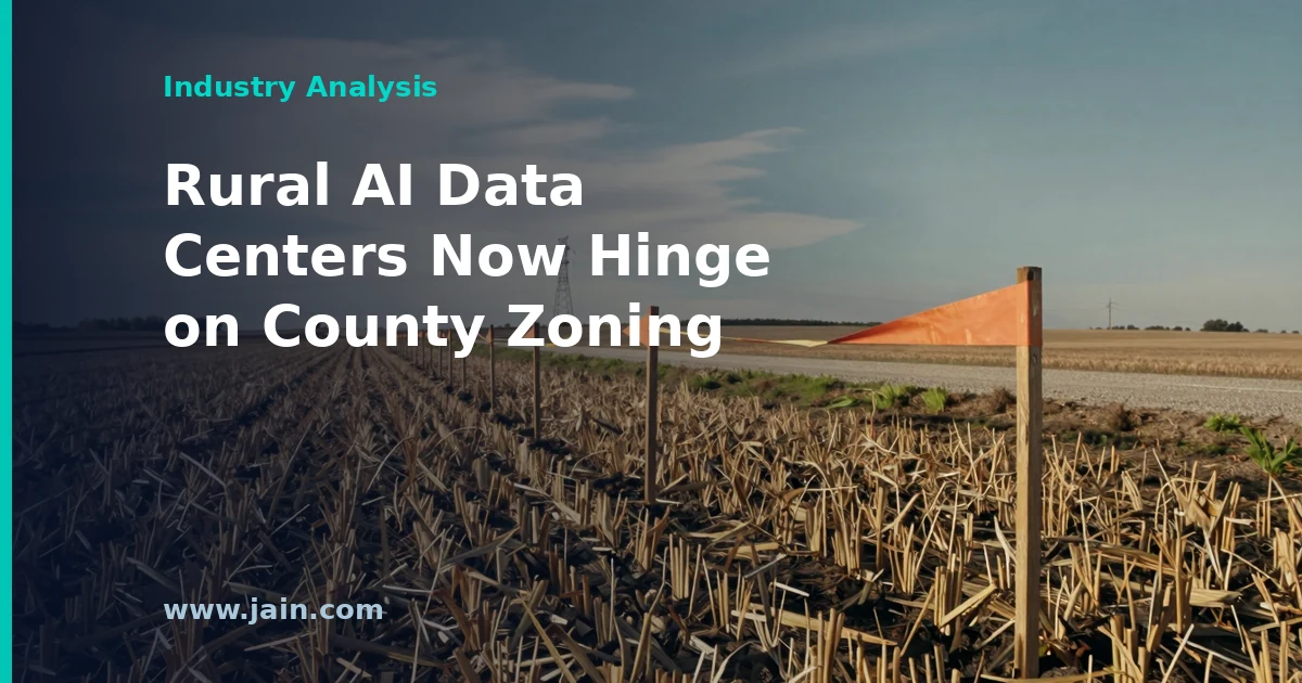 A Nebraska County’s 1-Year Data Center Pause Shows AI Builds Now Hinge on Zoning