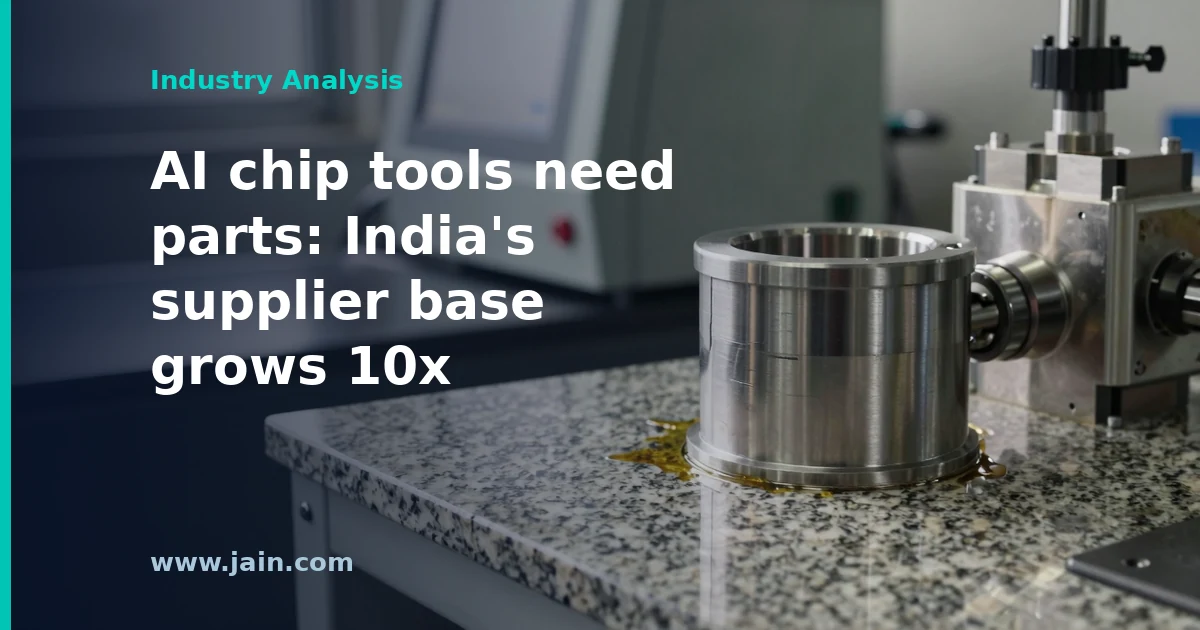 Applied Materials $5B India expansion: semiconductor equipment parts and a research campus for a growing Indian chip-tool supply chain