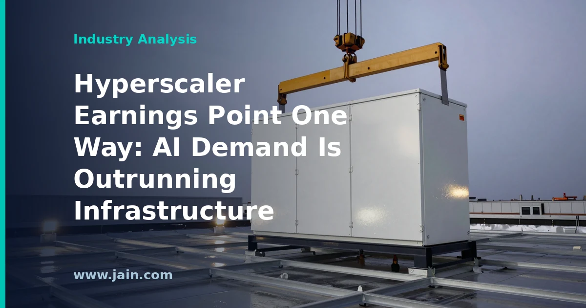Hyperscaler Earnings Point One Way: AI Demand Is Outrunning Infrastructure
