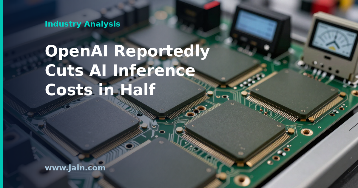 OpenAI Reportedly Halves Inference Costs: Why the Math Matters