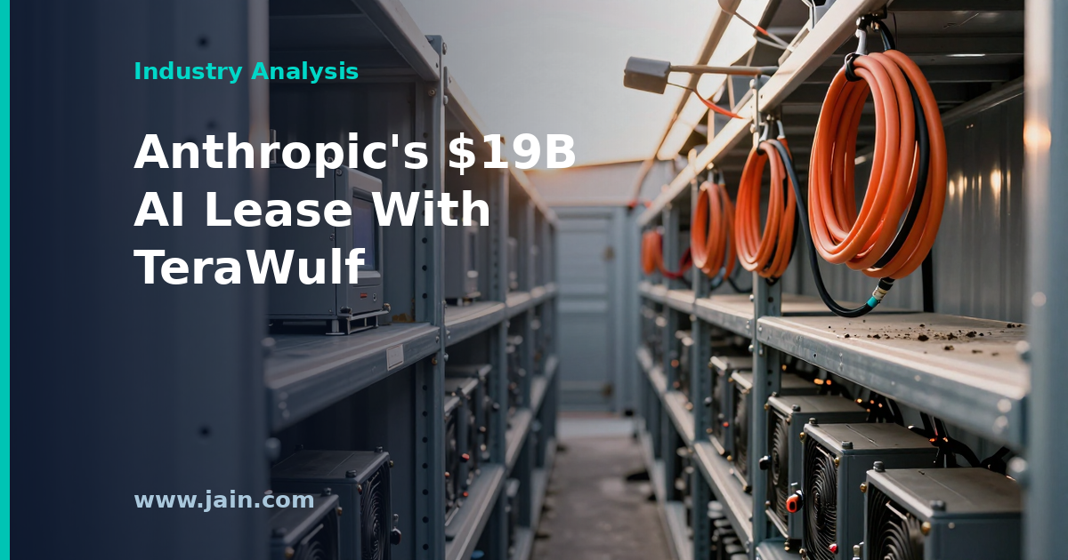 Anthropic’s $19B TeraWulf Lease Reroutes Miner Into AI Landlord