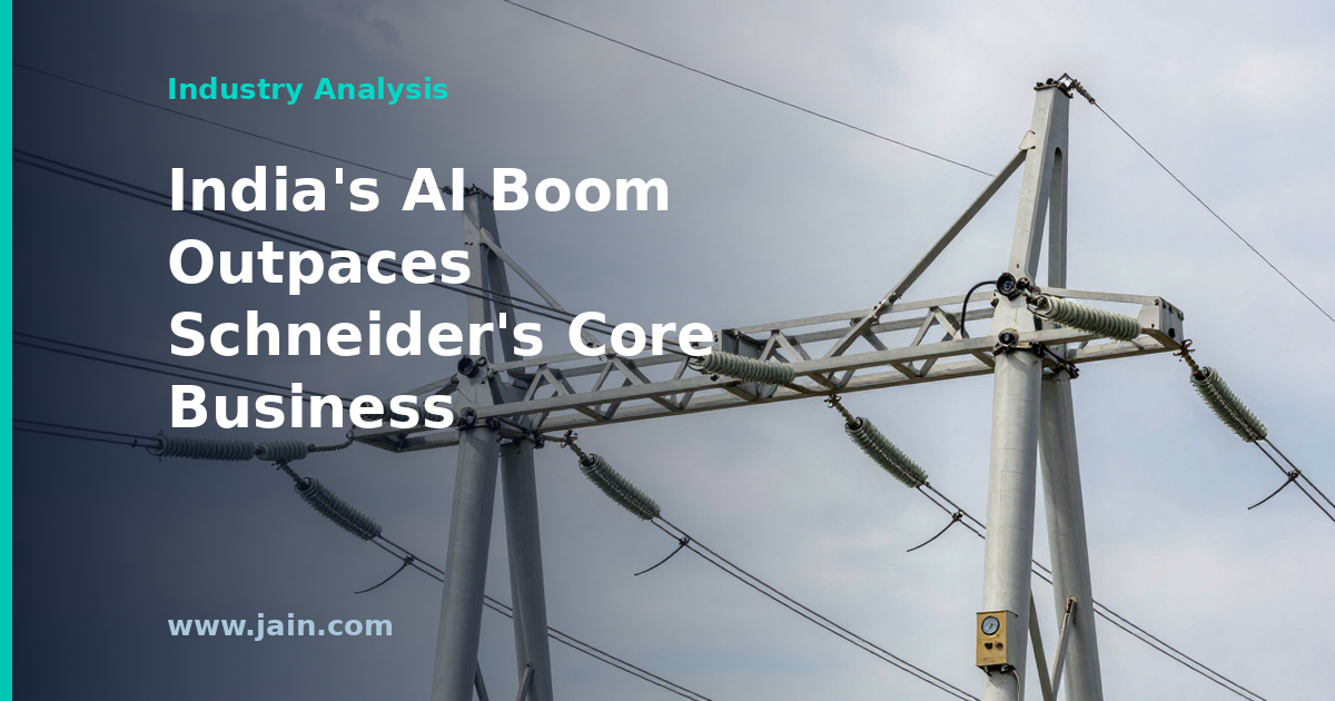 Schneider Electric: India Data Center Growth Now Outpaces Its Core Business