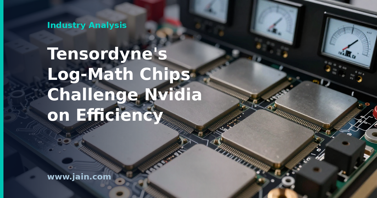 Tensordyne Bets Logarithmic Math Can Beat Nvidia at AI Inference Efficiency