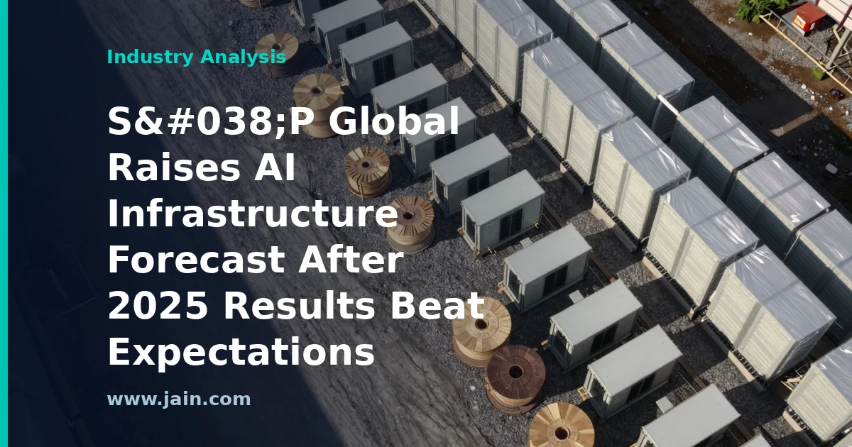 S&P Global Raises AI Infrastructure Forecast After 2025 Results Beat Expectations