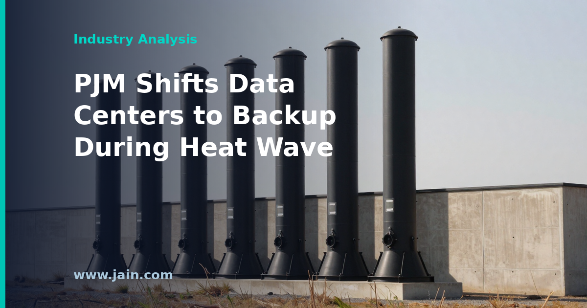 PJM Cleared to Shift Data Centers to Backup Power in Heat Wave