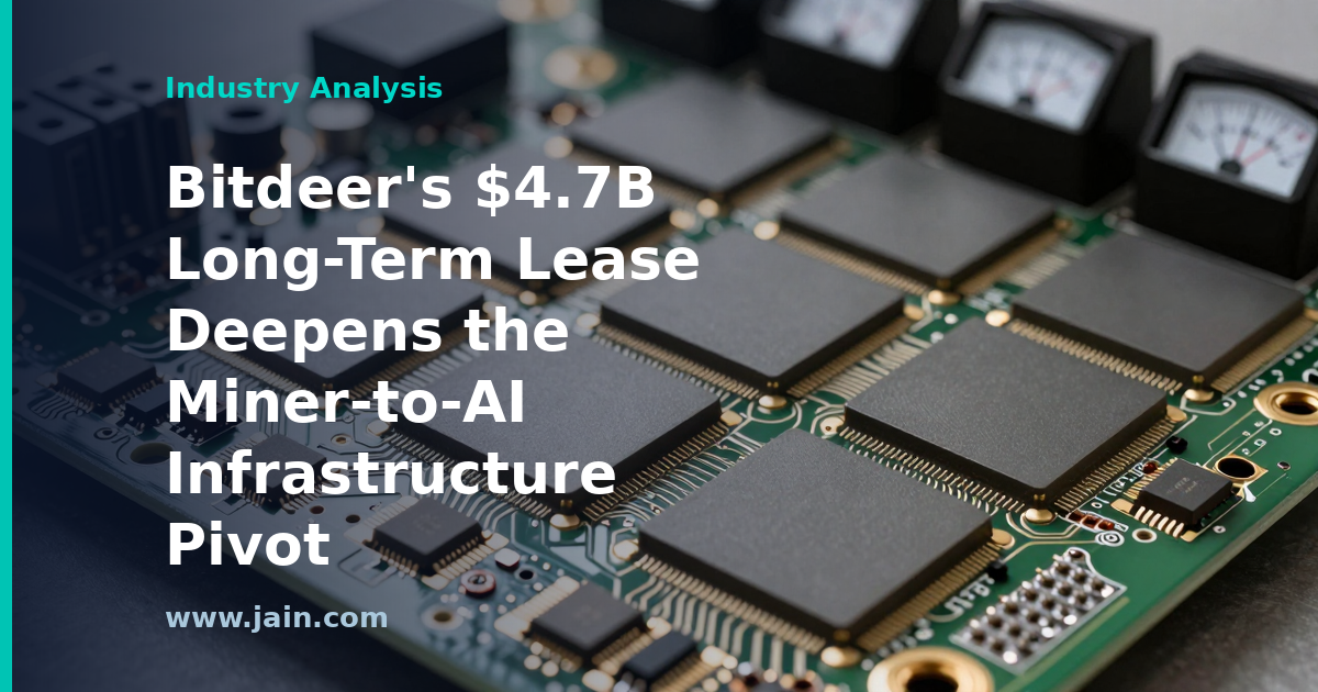 Bitdeer&rsquo;s $4.7B Long-Term Lease Deepens the Miner-to-AI Infrastructure Pivot