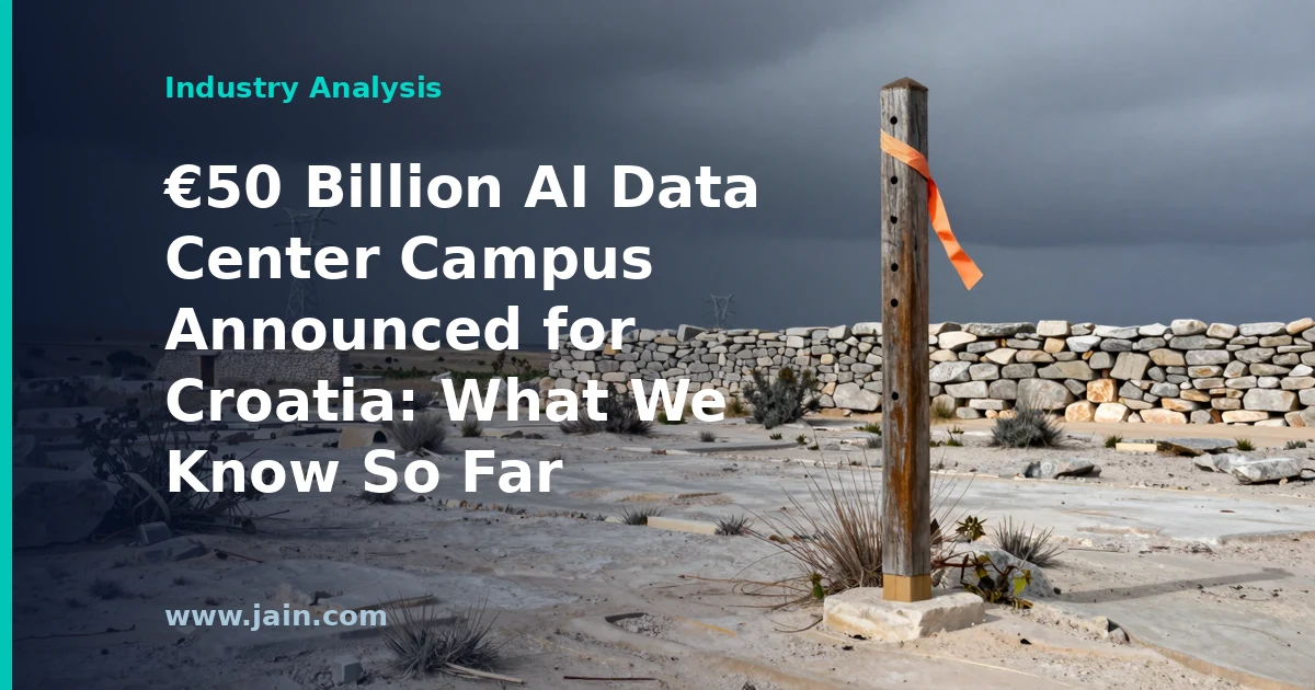 &euro;50 Billion AI Data Center Campus Announced for Croatia: What We Know So Far
