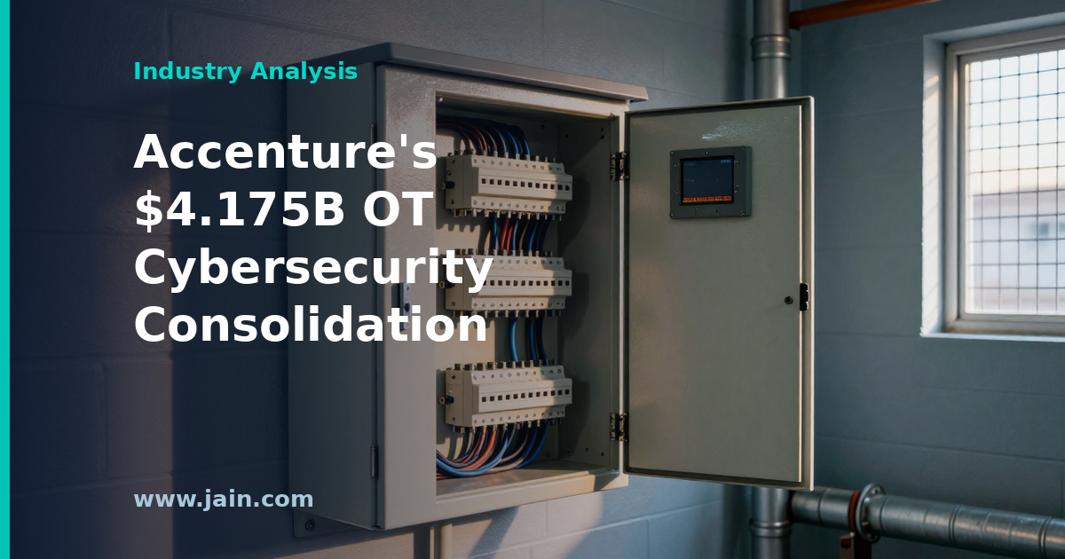 Accenture’s $4.175B OT Security Bet: Three Deals, One Thesis