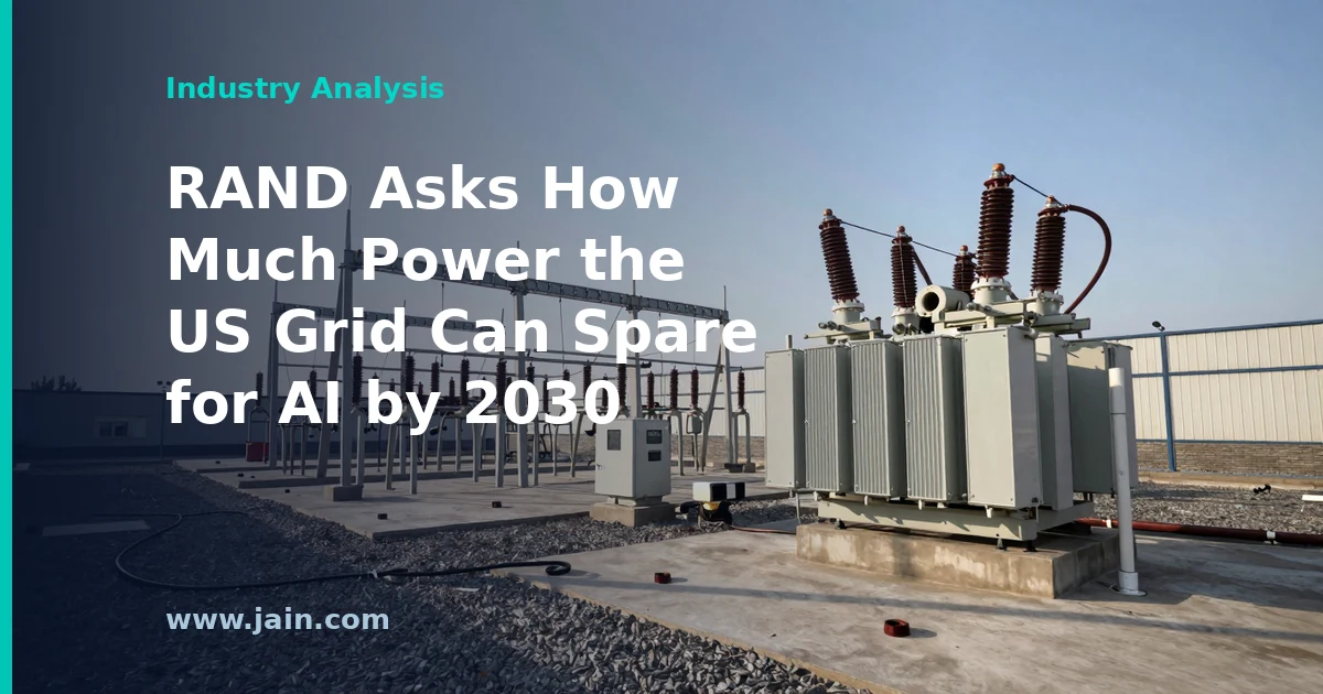 RAND Asks How Much Power the US Grid Can Spare for AI by 2030