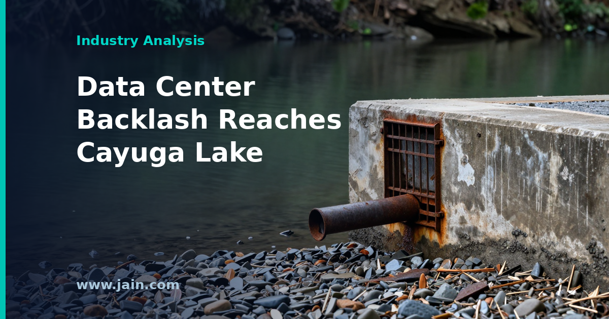 TeraWulf Data Center Plan Draws Cayuga Lake Protests