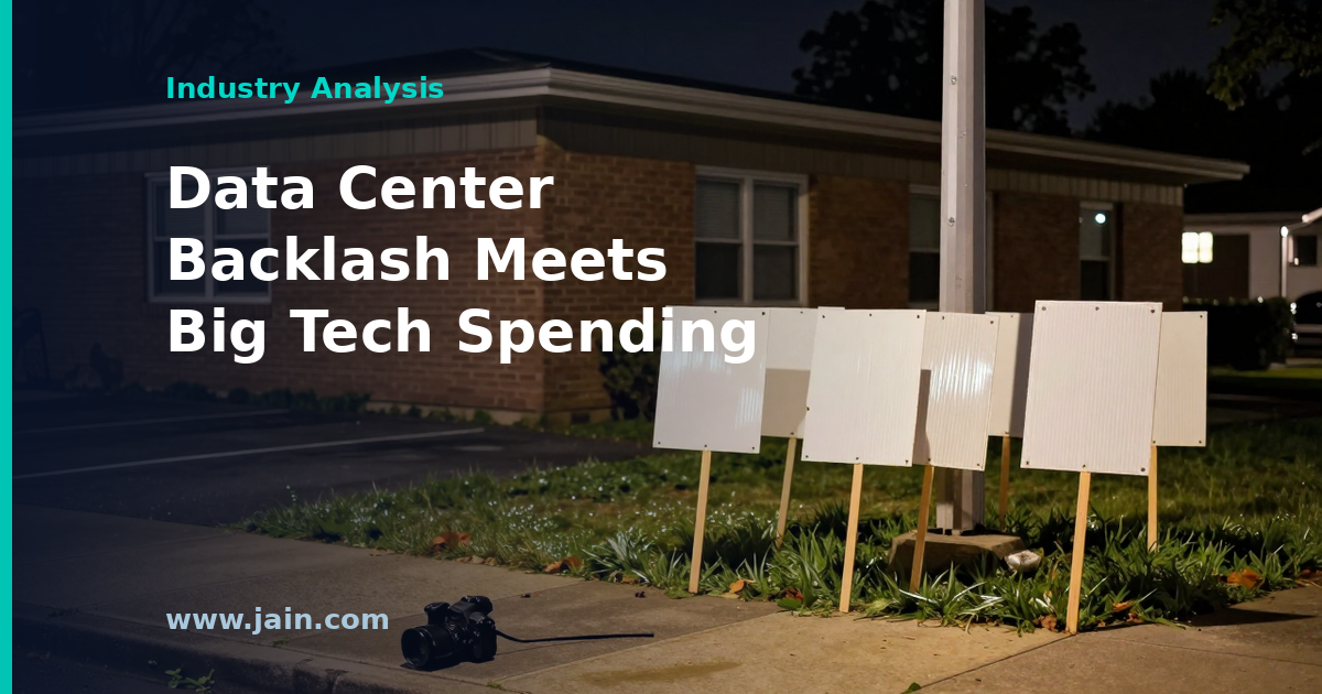 Data Center Backlash Grows as Big Tech Spends to Shape It