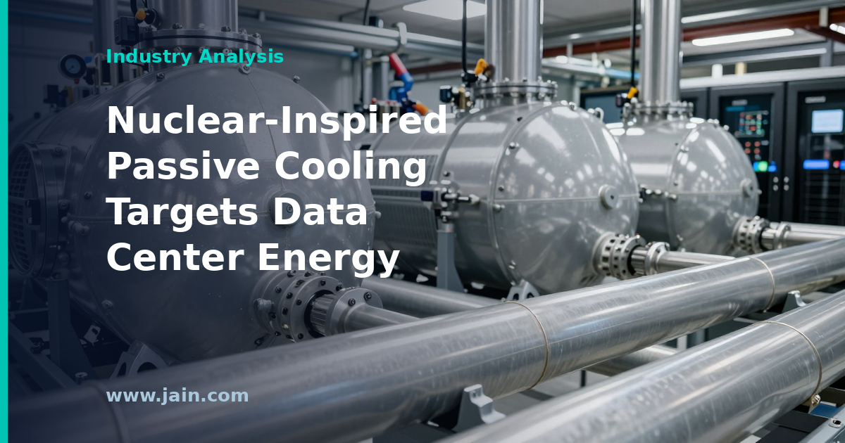 MIT Spinout Applies Nuclear Passive Cooling to Data Centers