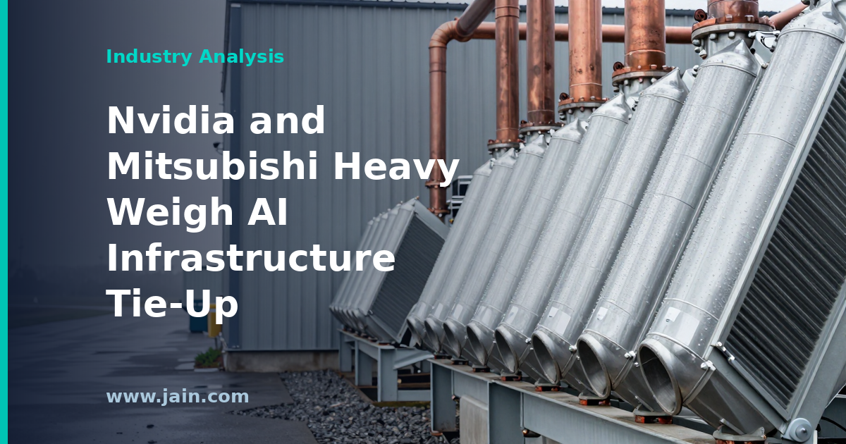 Nvidia and Mitsubishi Heavy Reportedly Weigh AI Data Center Cooling and Power Tie-Up