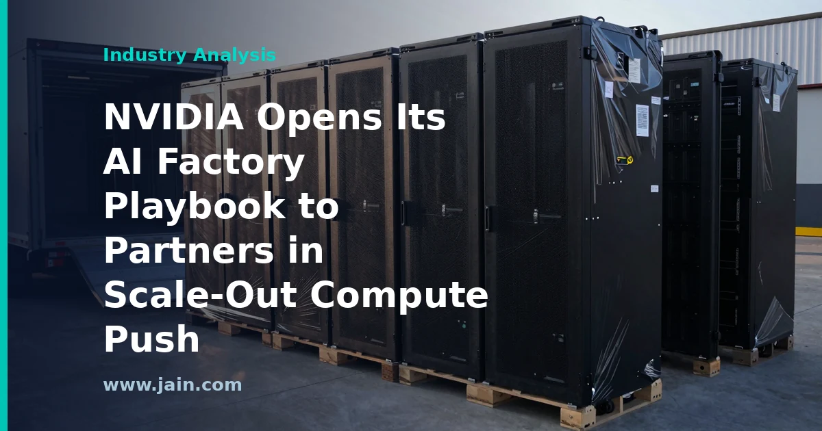 NVIDIA Opens Its AI Factory Playbook to Partners in Scale-Out Compute Push