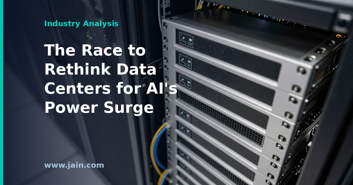 AI&rsquo;s Power Surge Is Forcing a Ground-Up Rethink of Data Center Design