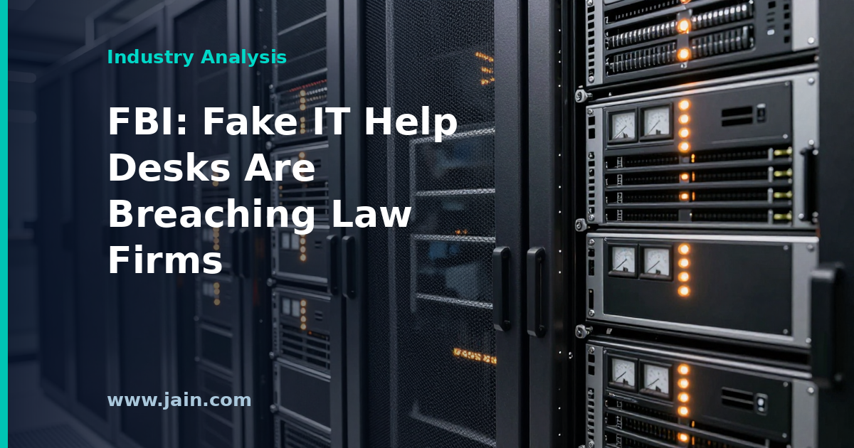 FBI Warns of IT Help Desk Impersonation Attacks Targeting Law Firms