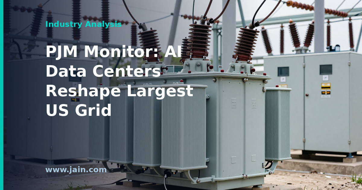 PJM&rsquo;s Market Monitor Says AI Data Centers Are Reshaping America&rsquo;s Largest Grid