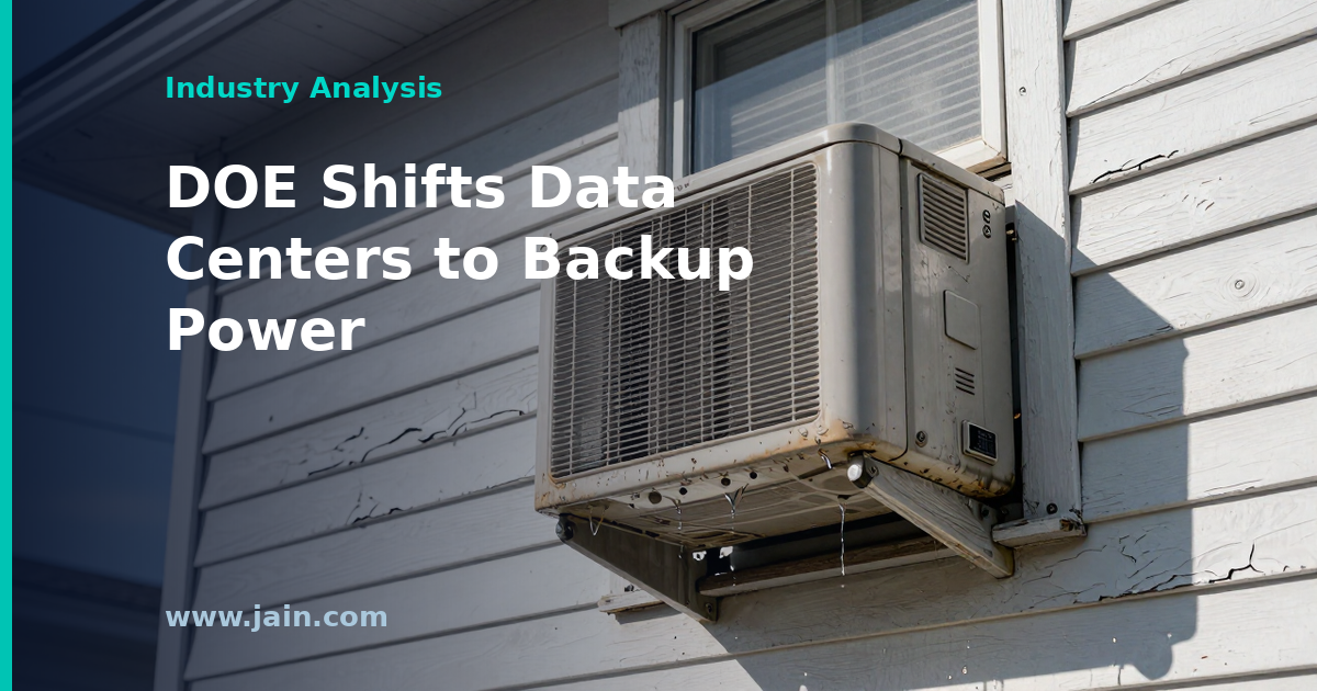 DOE Orders Data Centers to Backup Power to Free Grid for AC