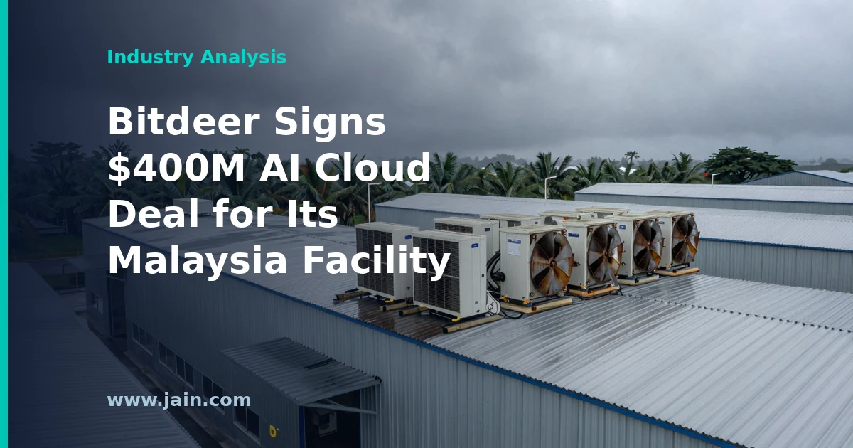 Bitdeer Signs $400M AI Cloud Deal for Its Malaysia Facility