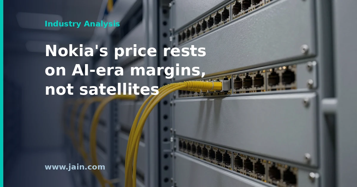 Nokia&rsquo;s 76.6x P/E Hinges on Cloud and AI Margins, Not 2028 Sovereign Satellites