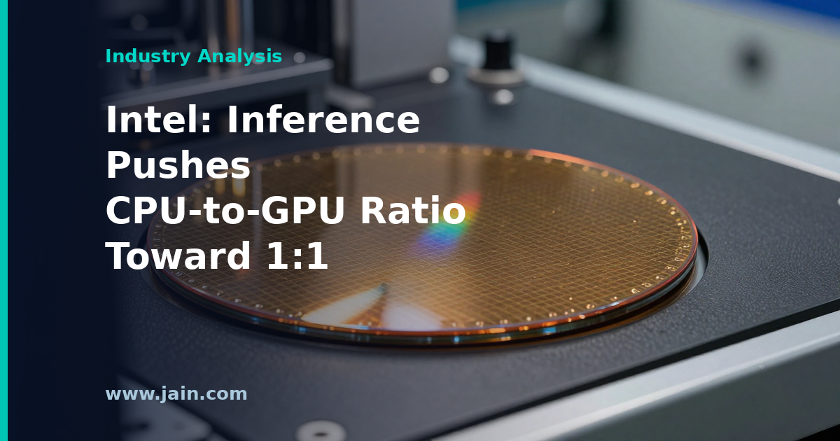 Intel&rsquo;s 1:1 CPU-to-GPU Claim and the 18A Yield Pull-In