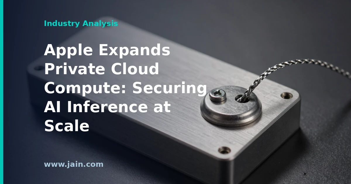 Apple Expands Private Cloud Compute: Securing AI Inference at Scale