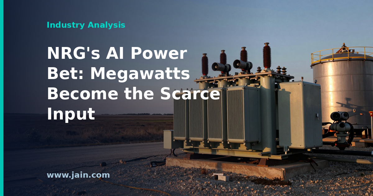 NRG Rallies as AI Power Pipeline Reprices Merchant Generation