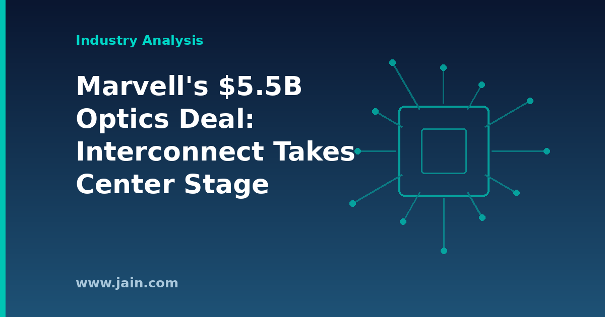 Marvell’s $5.5B AI Optics Deal and the Interconnect Bottleneck