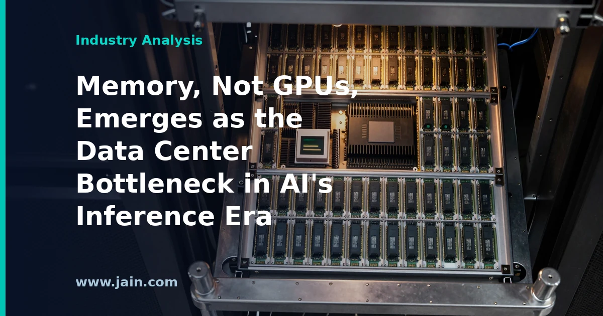 Memory, Not GPUs, Emerges as the Data Center Bottleneck in AI&rsquo;s Inference Era