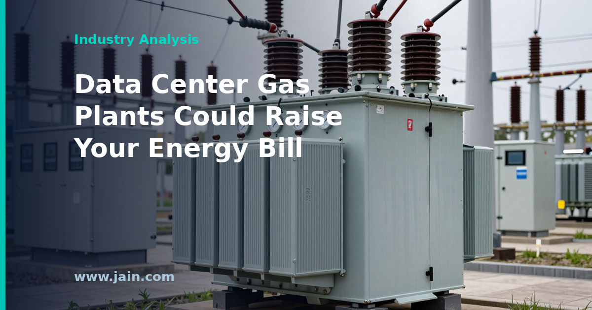 Behind-the-Meter Gas Plants for Data Centers May Raise US Energy Bills