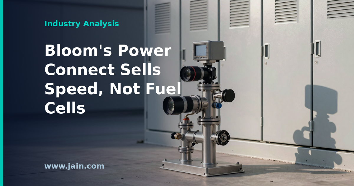 Bloom Energy’s Power Connect Sells Speed, Not Fuel Cells