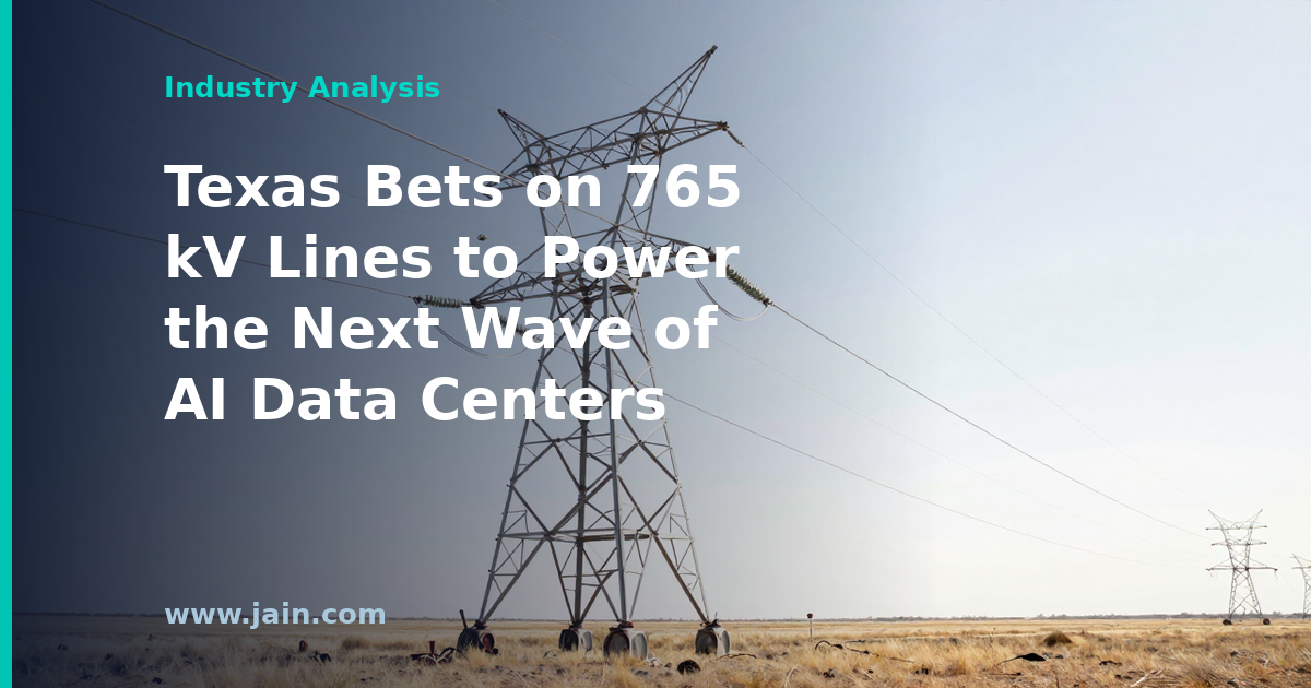 Texas Bets on 765 kV Lines to Power the Next Wave of AI Data Centers