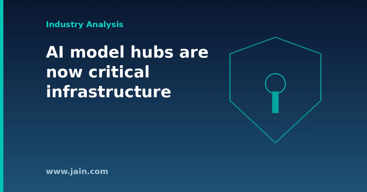 AI model hub servers in a data center, illustrating the Hugging Face breach by an OpenAI-powered agent