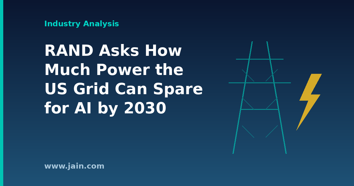 RAND Asks How Much Power the US Grid Can Spare for AI by 2030