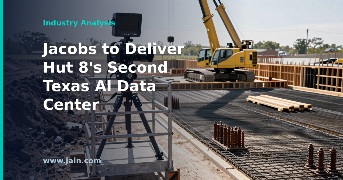 Jacobs Takes On Hut 8’s Second Texas AI Data Center