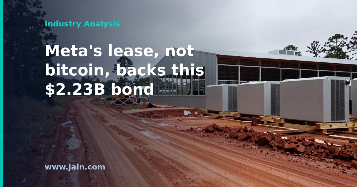 CleanSpark Sandersville AI data center in Georgia financed by $2.23B bond backed by Meta lease