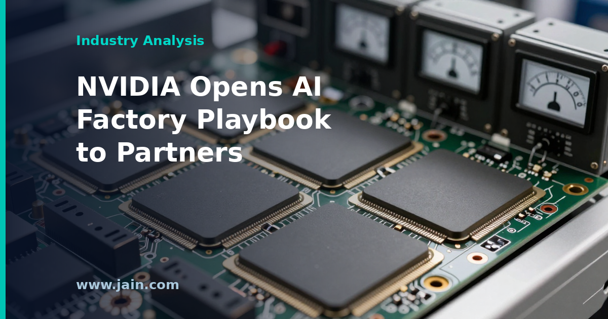 NVIDIA Opens Its AI Factory Playbook to Partners in Scale-Out Compute Push