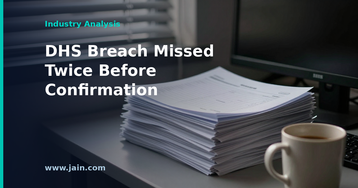 DHS Breach Missed Twice as False Positive Before Confirmation