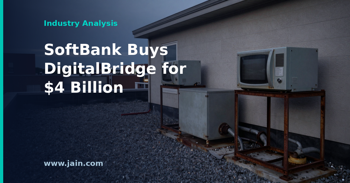 SoftBank’s $4B DigitalBridge Deal Buys the AI Buildout a Landlord