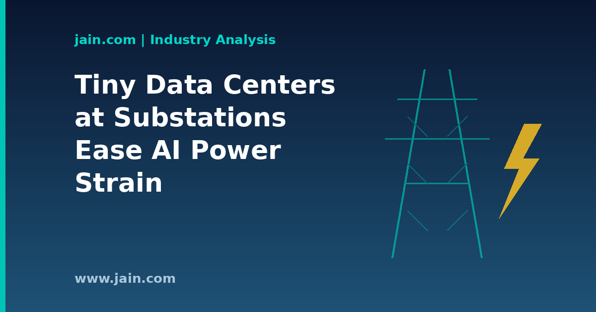 Micro Data Centers at Grid Substations: A Pressure Valve for AI Power Demand