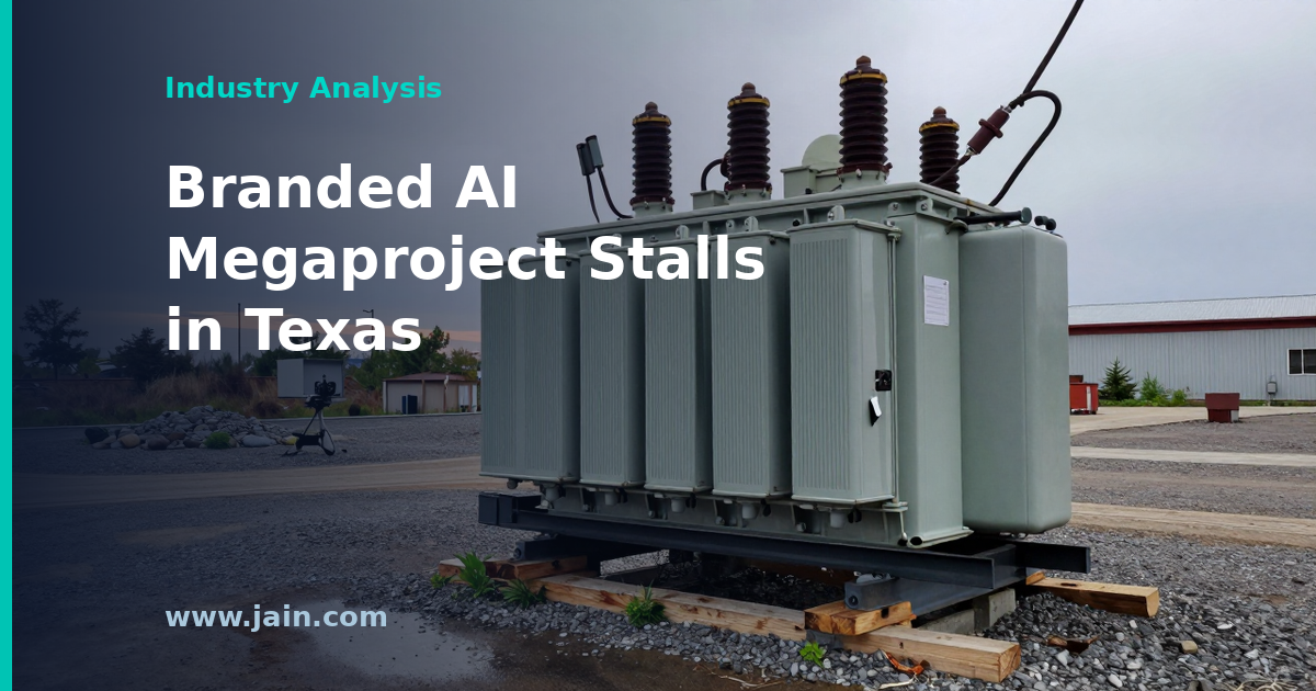 Trump-Branded Texas AI Megaproject Stalls, CEO Departs