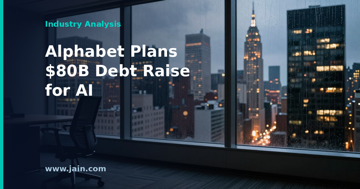 Alphabet Eyes $80B Debt Raise to Fuel AI Infrastructure