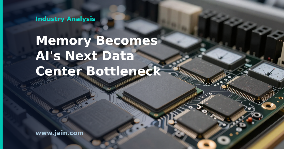 Memory, Not GPUs, Emerges as the Data Center Bottleneck in AI’s Inference Era