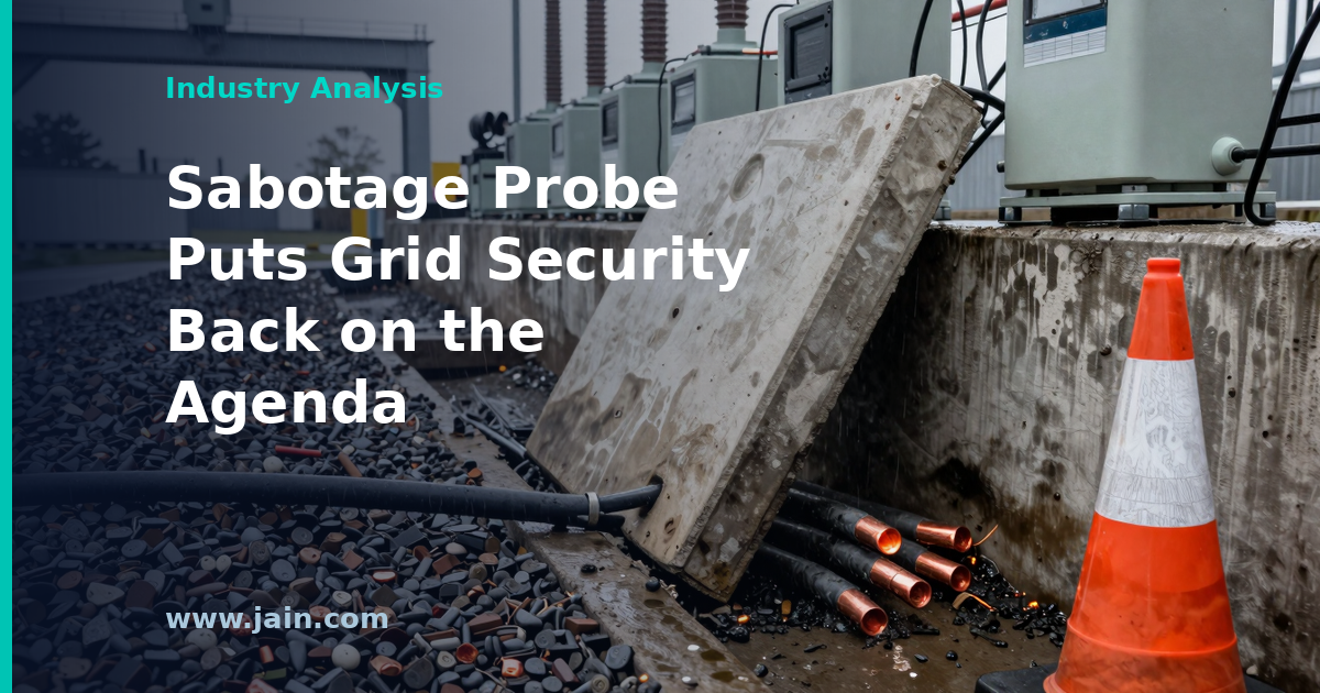 Germany’s Substation Sabotage Probe and the Grid Edge Data Centers Rent
