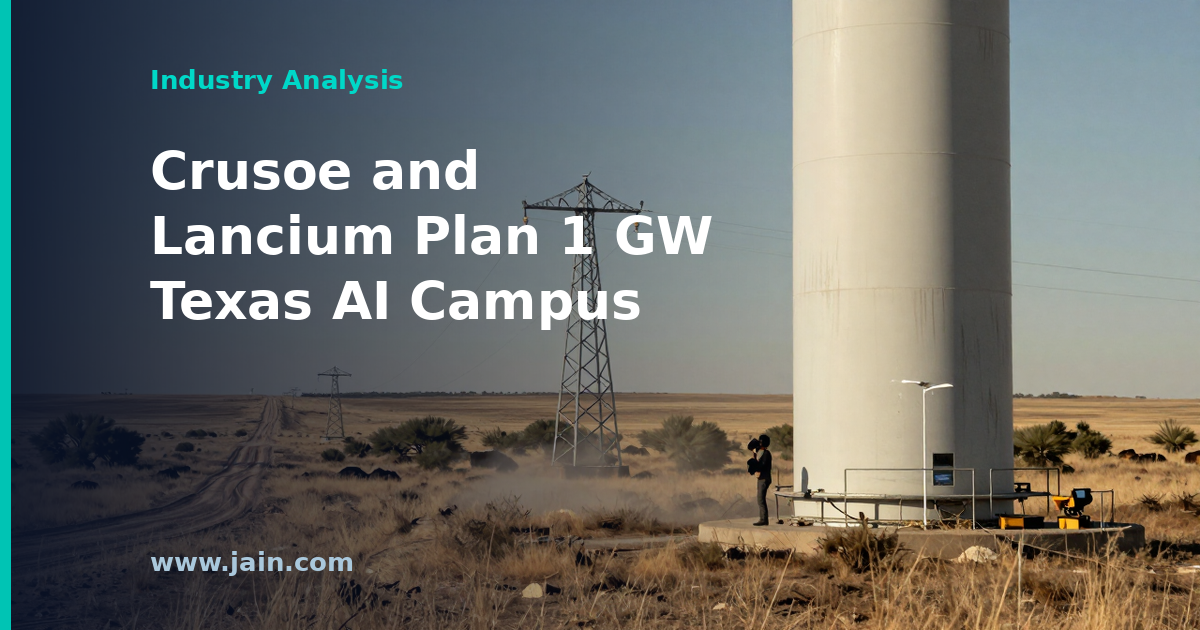 Crusoe and Lancium Plan 1.0 GW AI Data Center in Childress, Texas