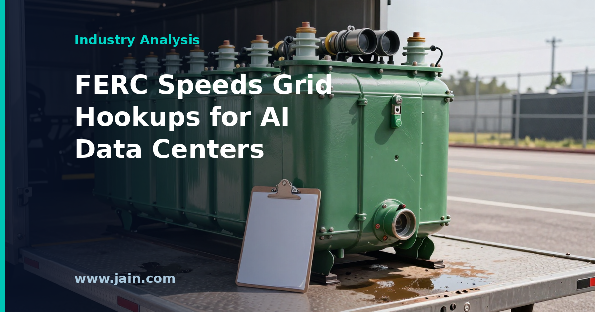 FERC Fast-Tracks Grid Hookups for AI Data Centers