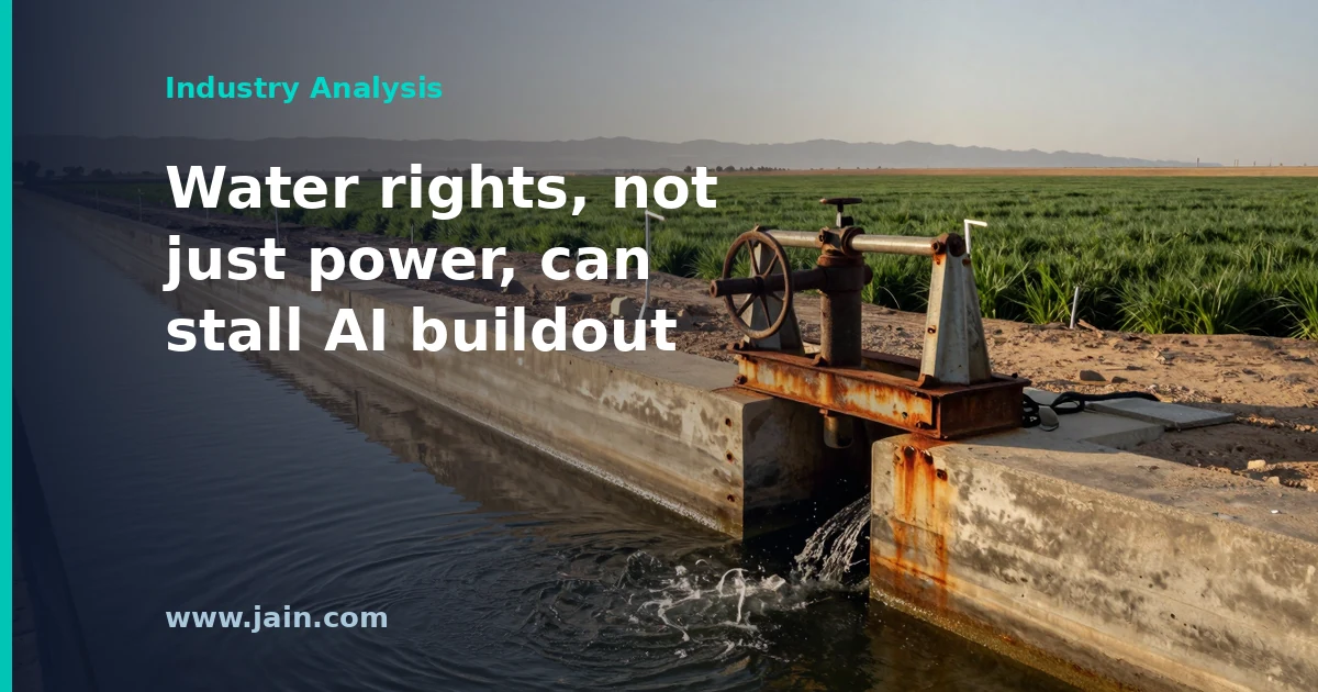 Imperial Valley’s 330 MW Lawsuit Shows Water Rights Can Gate AI-Era Capacity