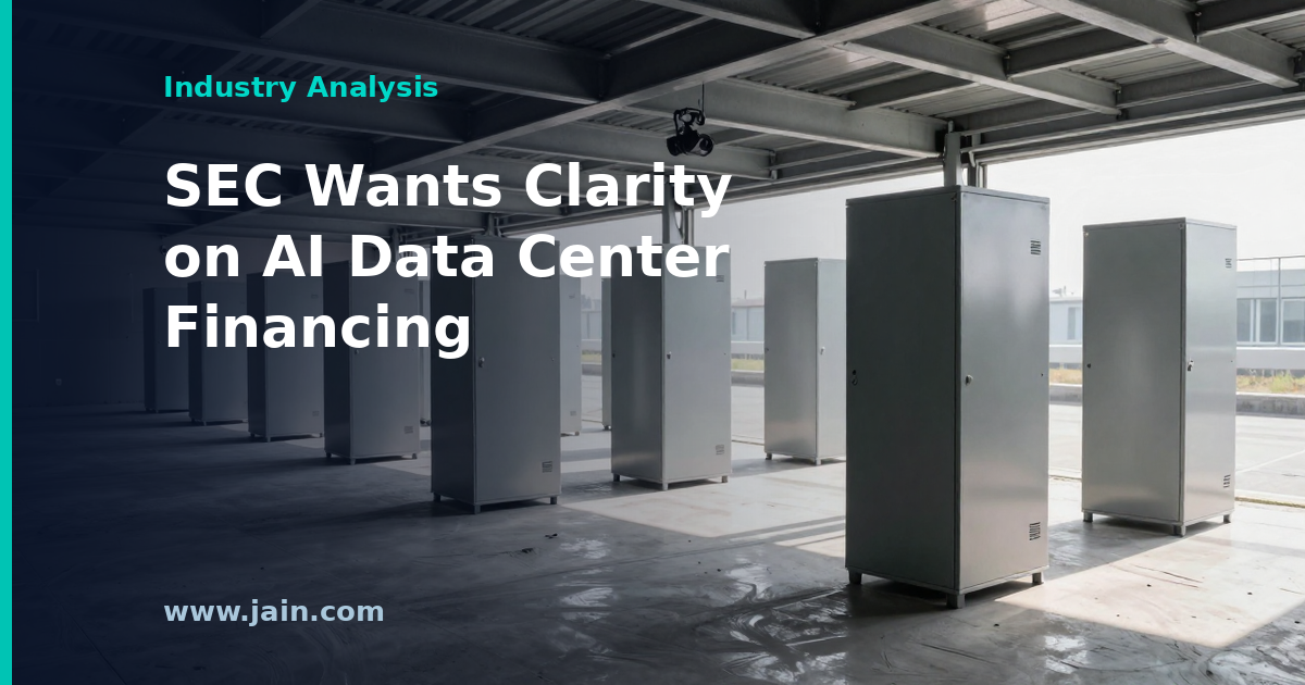 SEC Presses for Clarity on How AI Data Centers Are Financed
