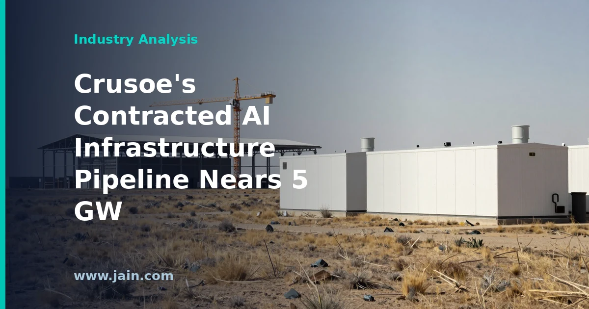Crusoe’s Contracted AI Infrastructure Pipeline Nears 5 GW